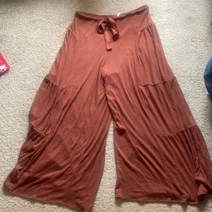 Free people wide leg pants